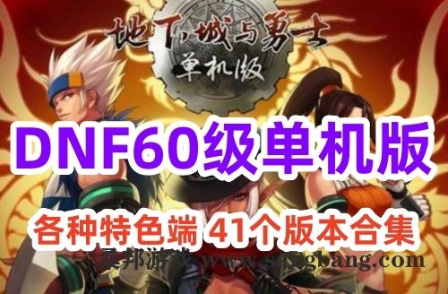 网游DNF单机版 60级各种特色端 41个版本合集 【170GB】