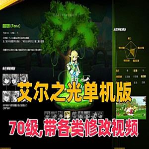 网游单机艾尔之光70级单机版 技能效果拉满+各种游戏修改视频教程-1