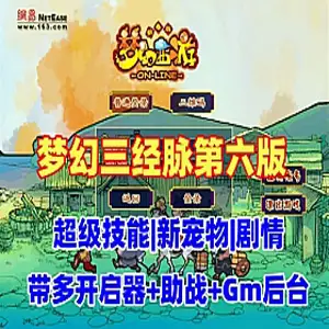 网单 梦幻西游单机版游戏 三经脉第六版 超级技能侵蚀系统 带GM后台及视频教程 网游单机