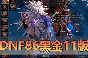 亲测网单【DNF】86级黑金11版 五职业女鬼剑带魔枪士徽章等 Gm后台 无限点券装备 地下城网游单机版